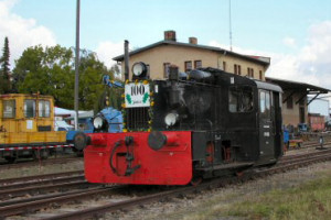 Schienen-Trabbi und Kleinlok